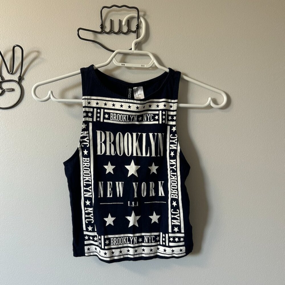 H&M Graphic Waist Length Tank